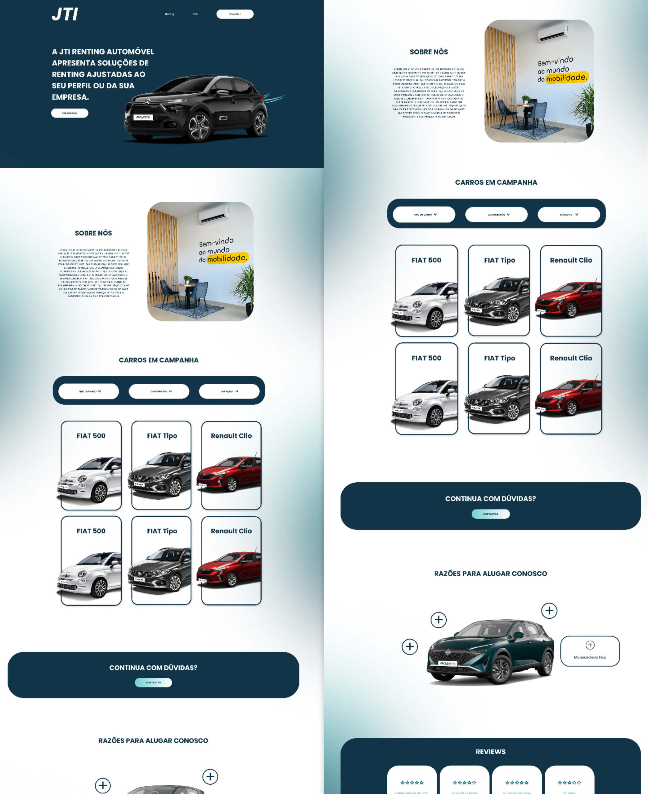 rent car website